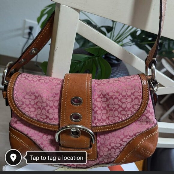 Coach Purse Pink - Picture 1 of 2